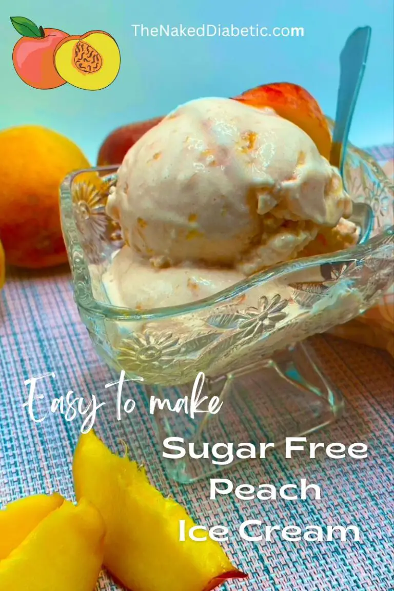 Easy Diabetic Sugar Free Peach Ice Cream Recipe