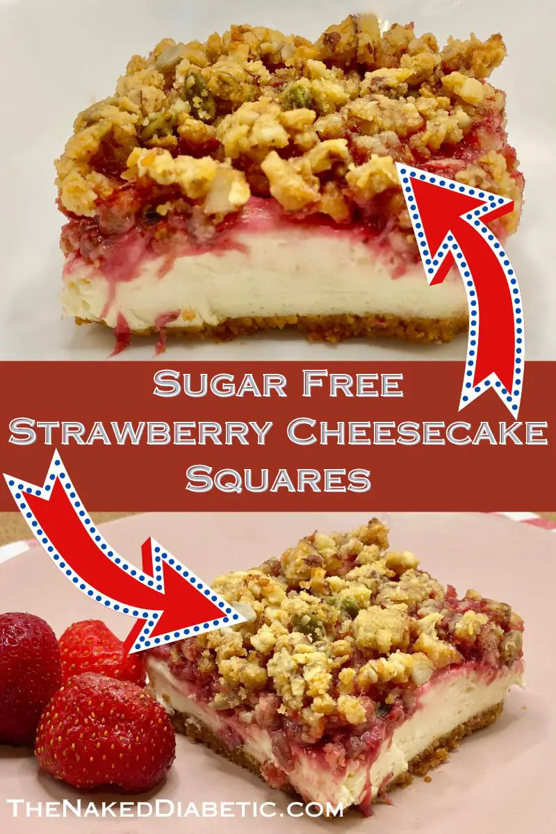 diabetic sugar free strawberry cheesecake squares recipe