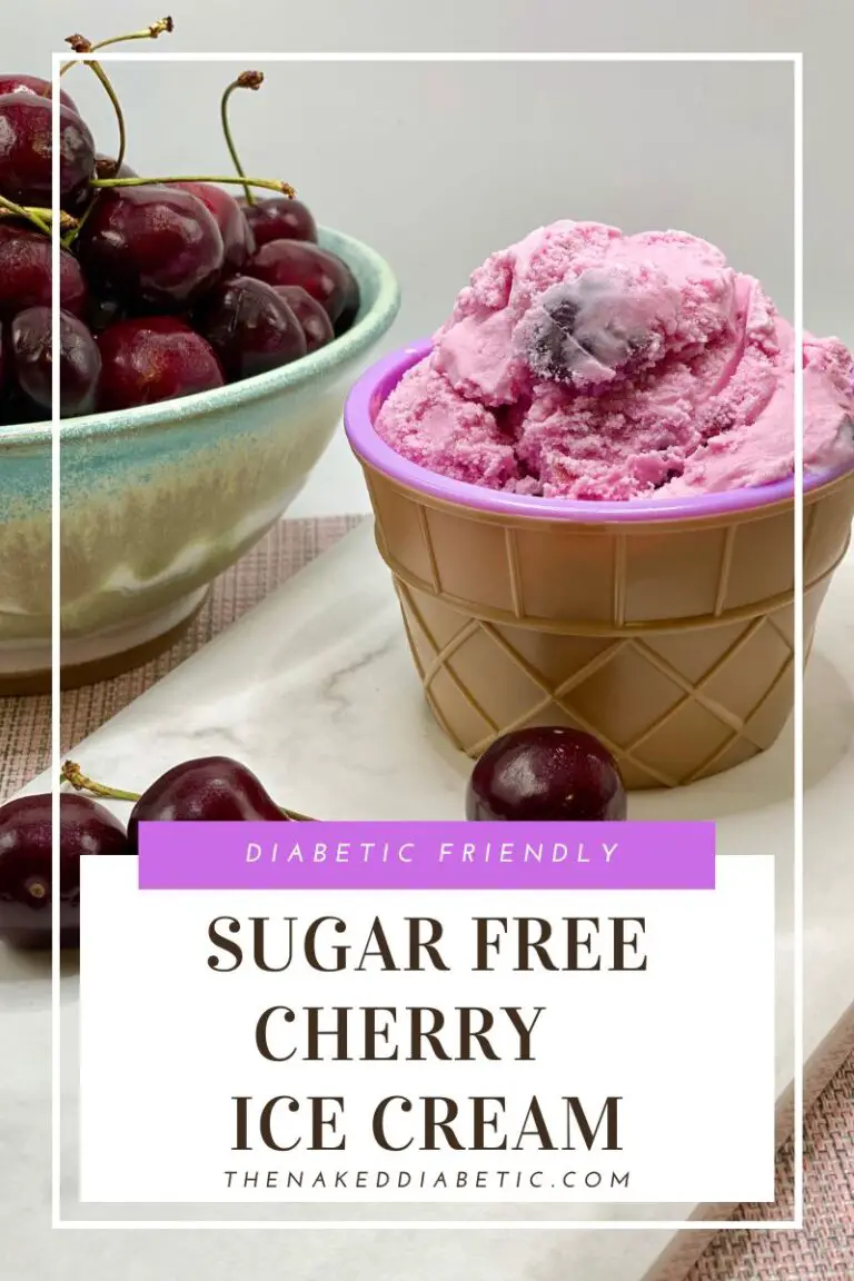 Easy Diabetic Sugar Free Cherry Ice Cream Recipe - The Naked Diabetic