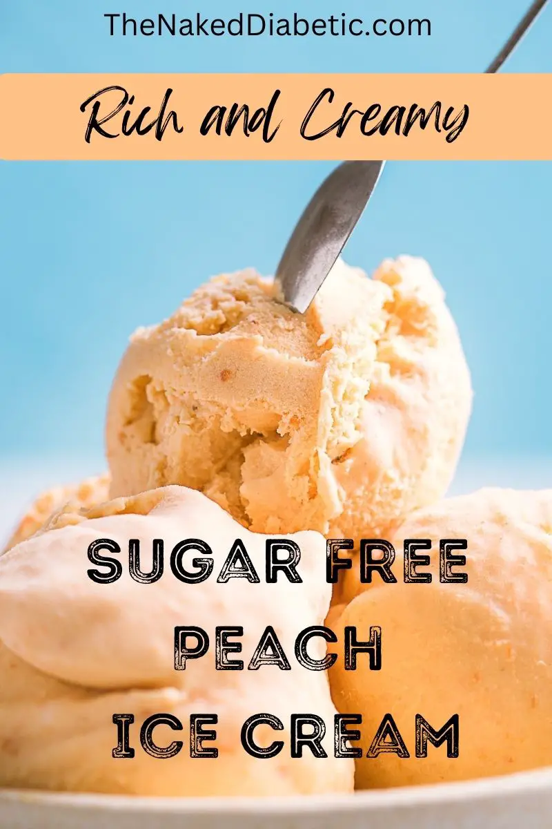 diabetic friendly sugar free peach ice cream recipe