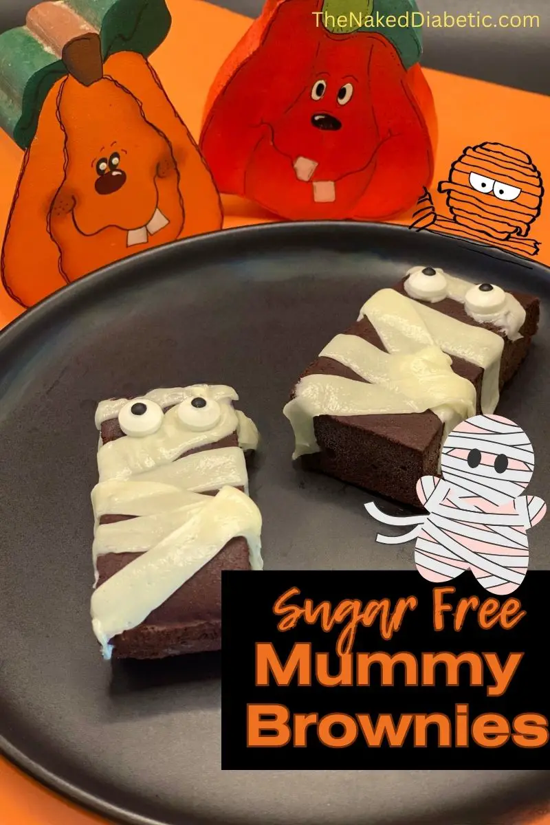 Sugar Free Halloween Brownies recipe for diabetics