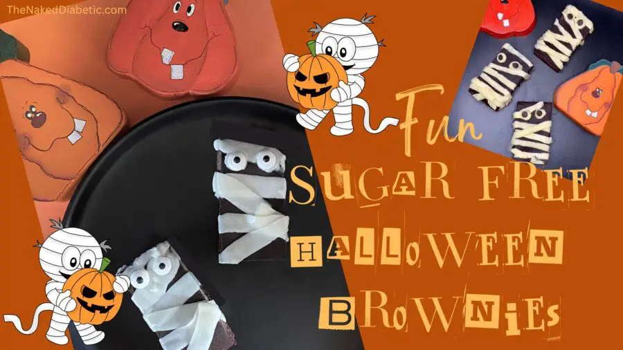 Diabetic Sugar Free Halloween Brownies recipe