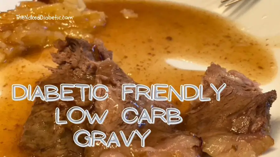 picture of gravy made with low carb flour