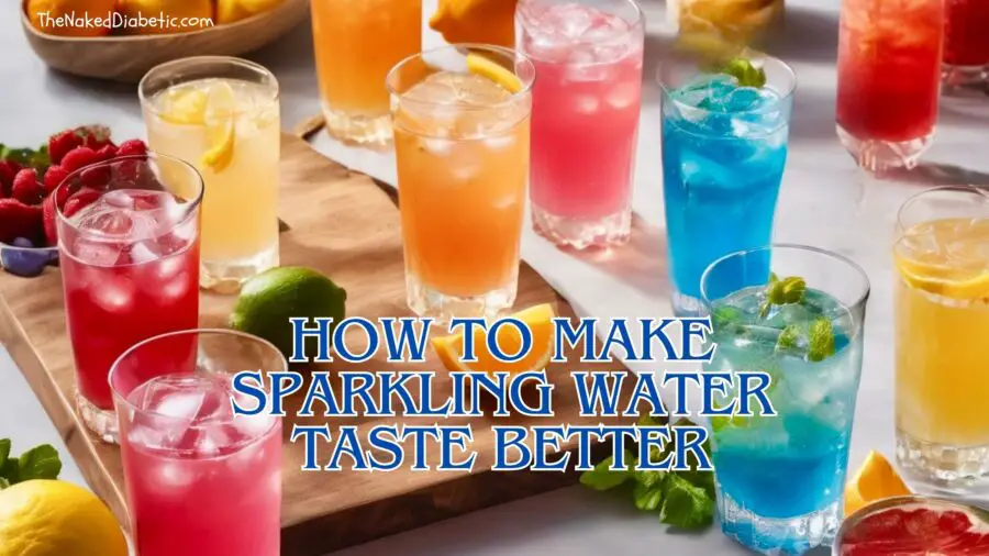 How to make sparkling water taste better - image of sparkling water in glasses