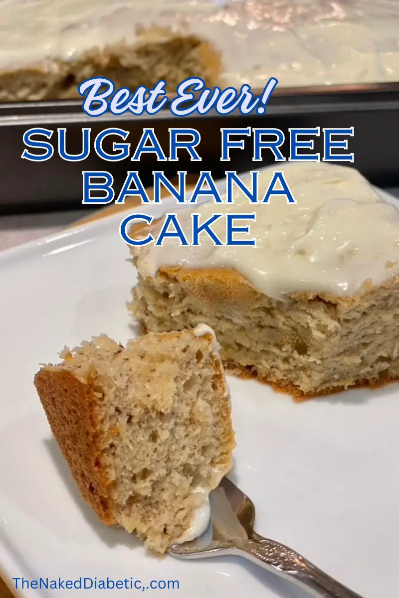 diabetic sugar free banana cake