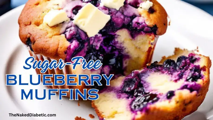 Sugar Free Blueberry Muffins