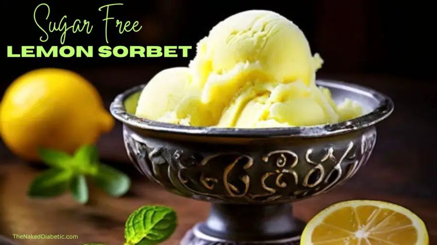 sugar free lemon sorbet
