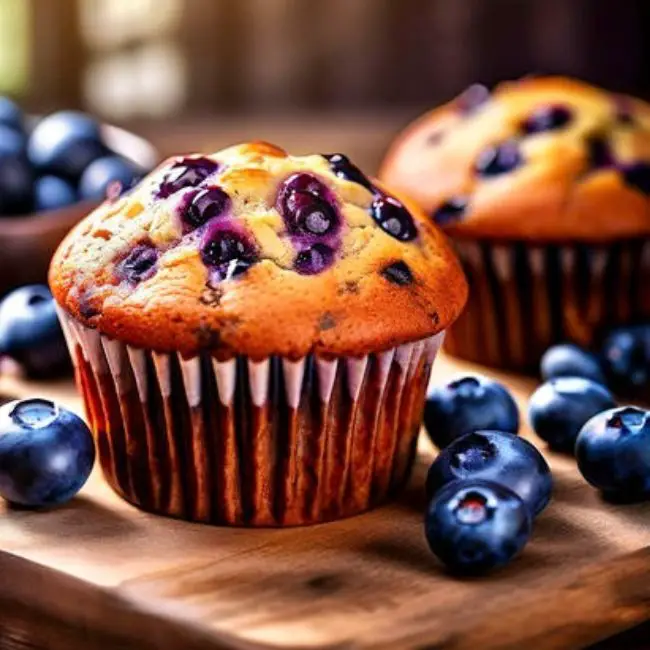 sugar free blueberry muffins