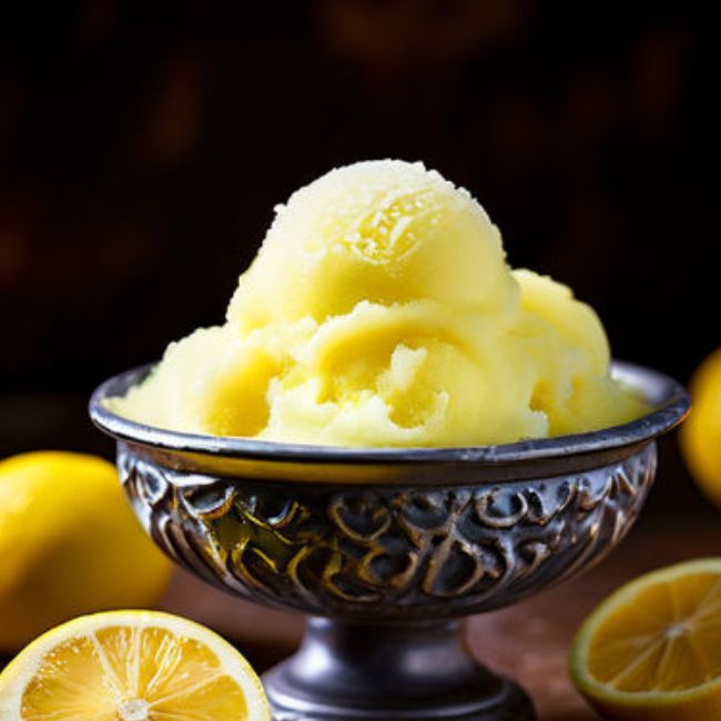 sugar free lemon sorbet