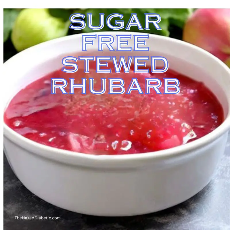 sugar free stewed rhubarb