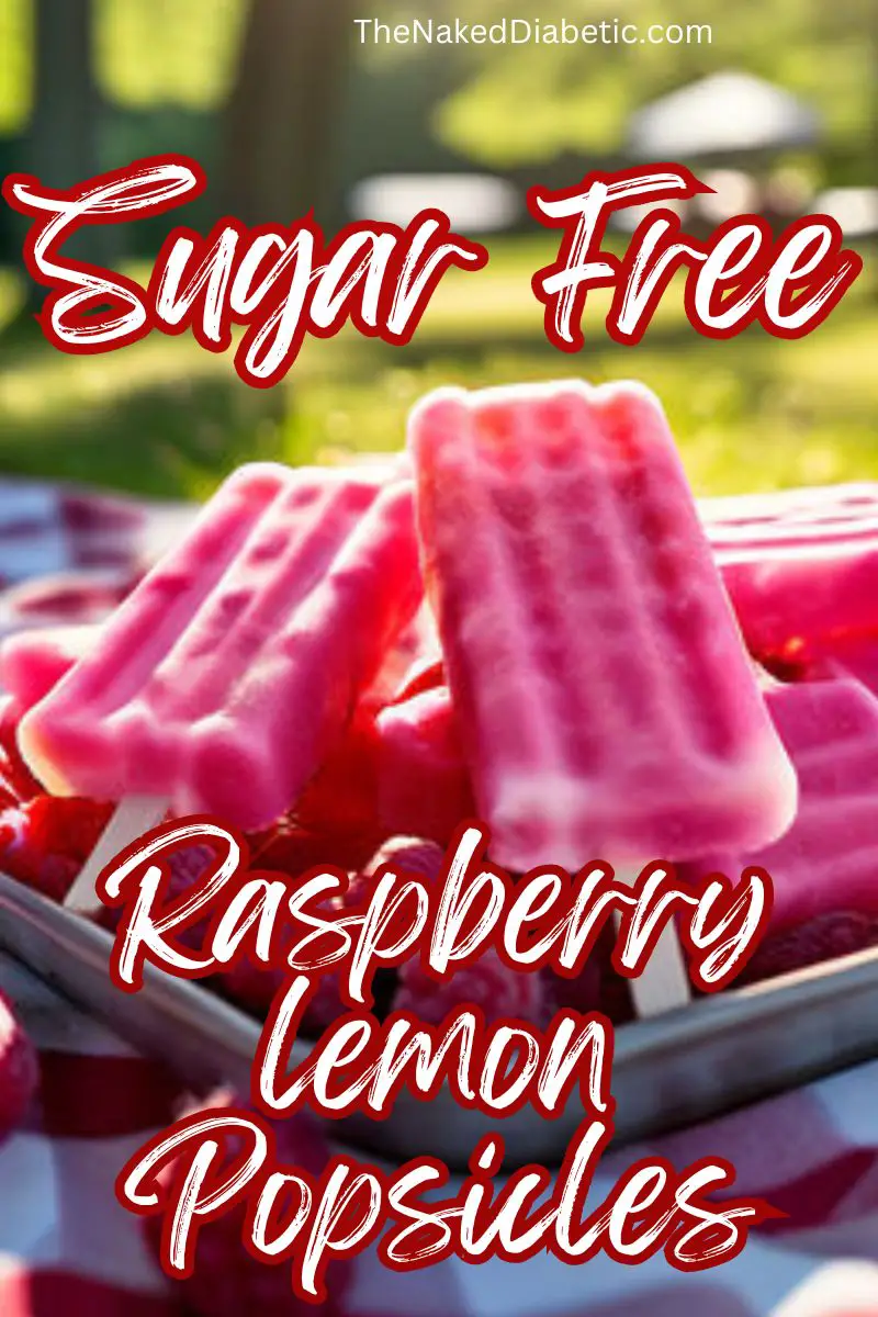 sugar free raspberry lemon popsicles