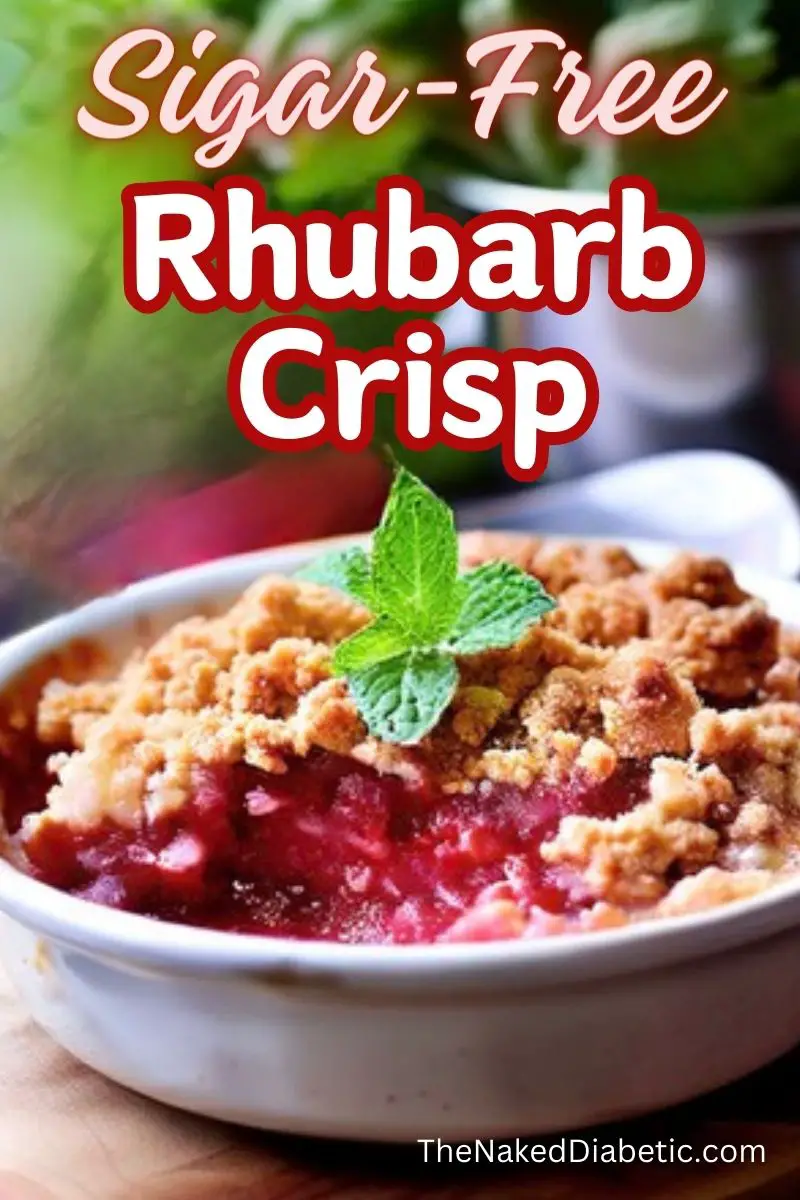 sugar free rhubarb crisp