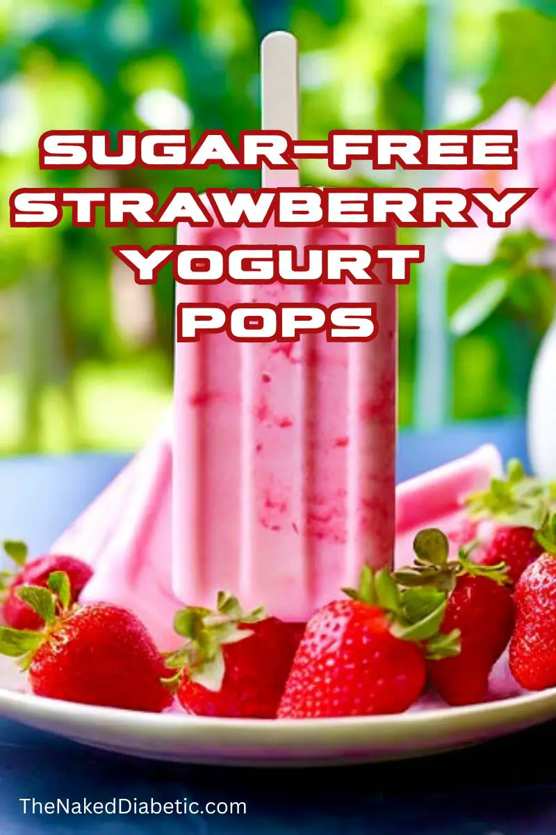 Sugar Free Strawberry Yogurt Pops