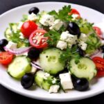Low carb Diabetic Greek Cucumber Salad