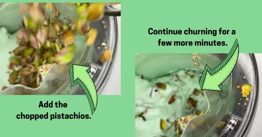 adding pistachio nute to sugar free pistachio ice cream