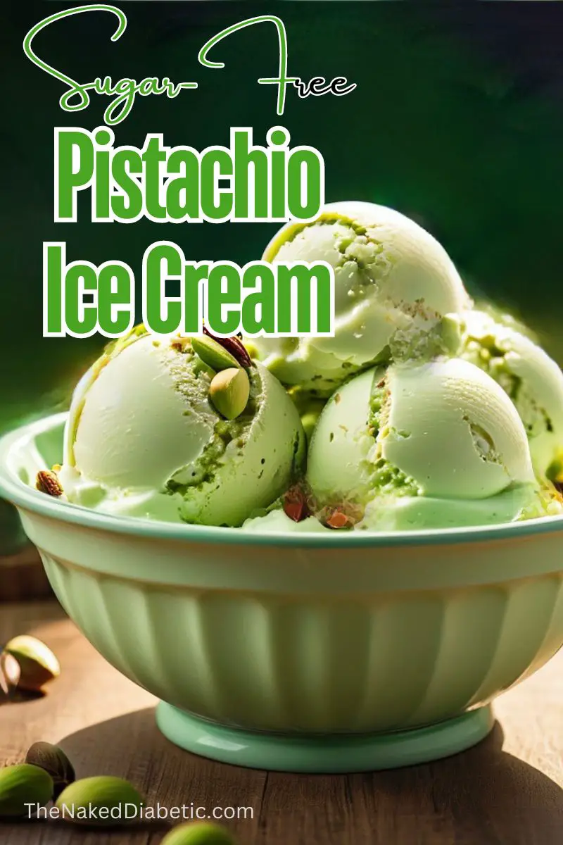 Sugar Free Pistachio Ice Cream