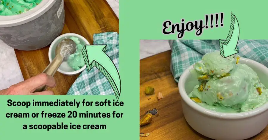 sugar free pistachio ice cream
