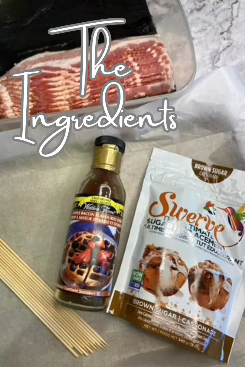 Sugar Free Candied Bacon - The Ingredients