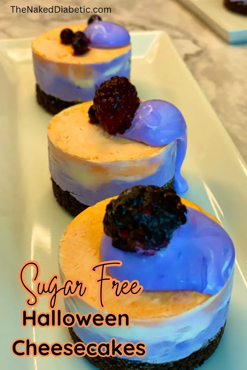 sugar free halloween cheesecakes