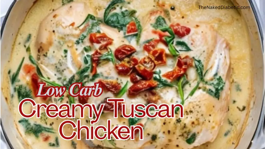 Low Carb Creamy Tuscan Chicken