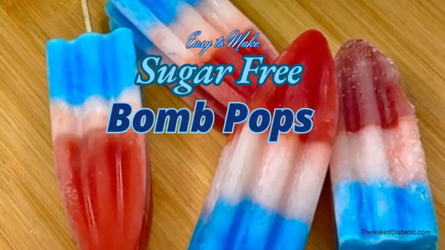 Homemade Sugar Free Bomb Pops
