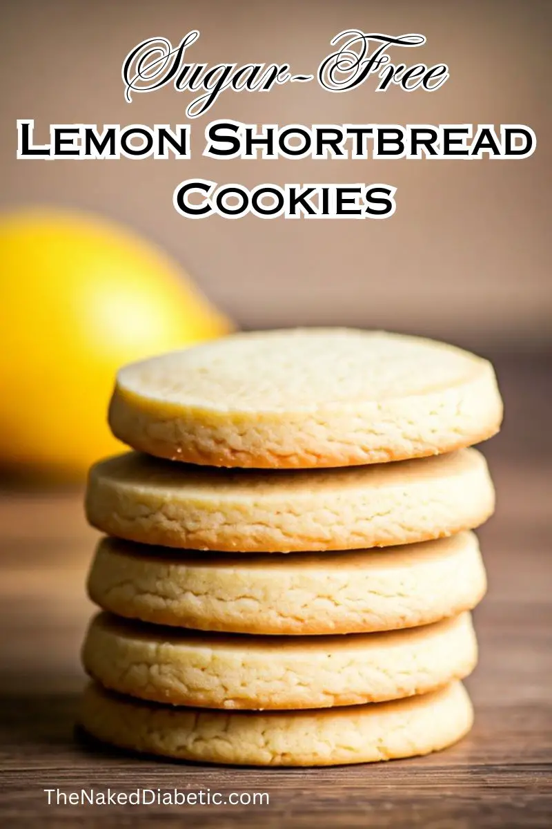 Sugar Free Lemon Shortbread Cookies