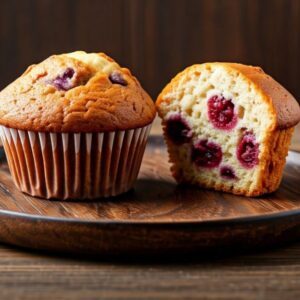 Easy recipe for Homemade Low Carb Cherry Muffins. - The Naked Diabetic