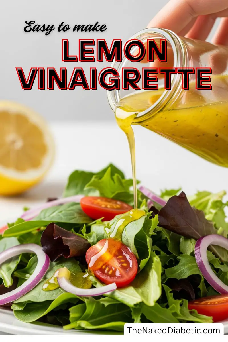 easy to make Low Carb Lemon Vinaigrette