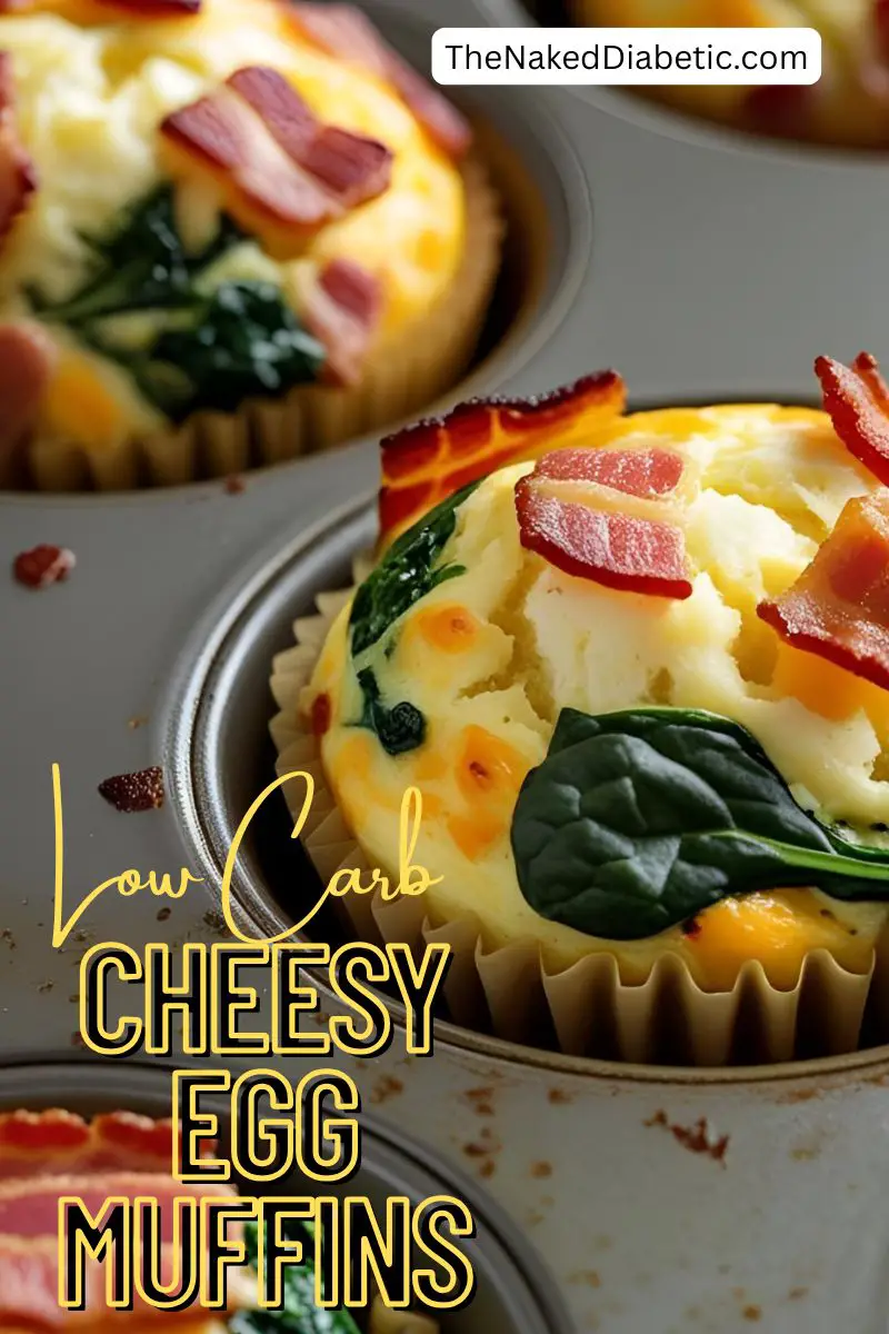 low carb cheesy egg muffins