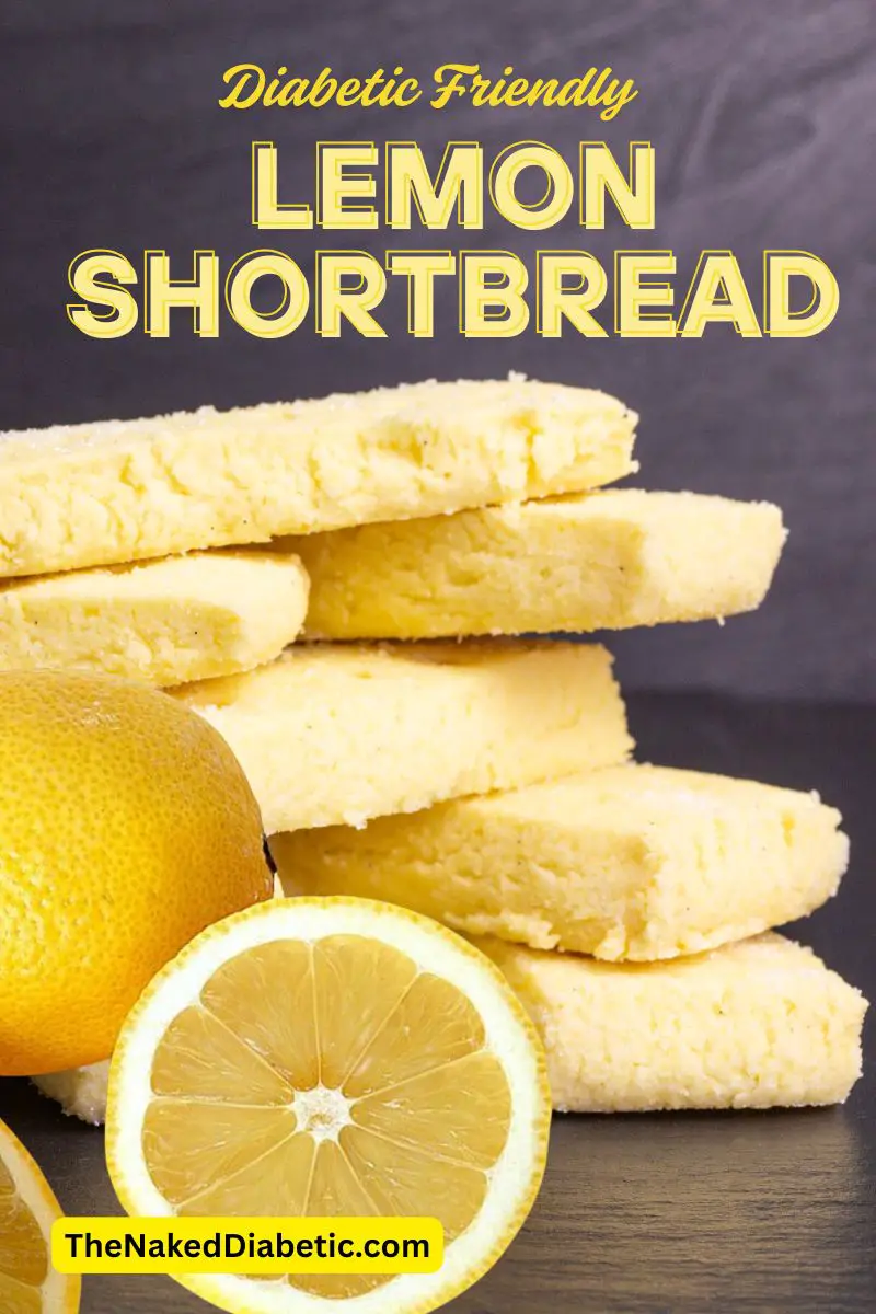 low carb lemon shortbread cookies