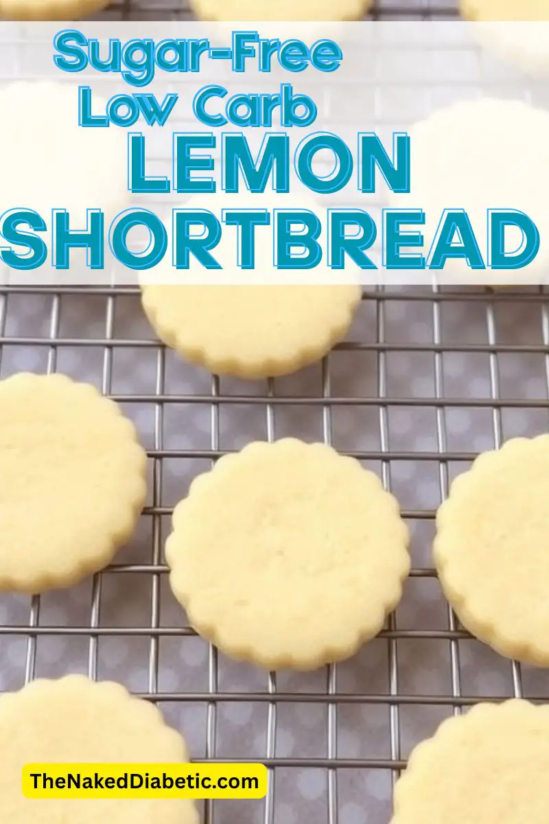 low carb lemon shortbread