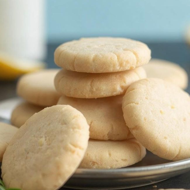 low carb lemon shortbread