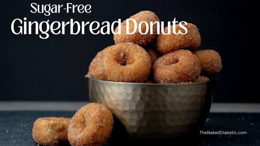 sugar free gingerbread donuts