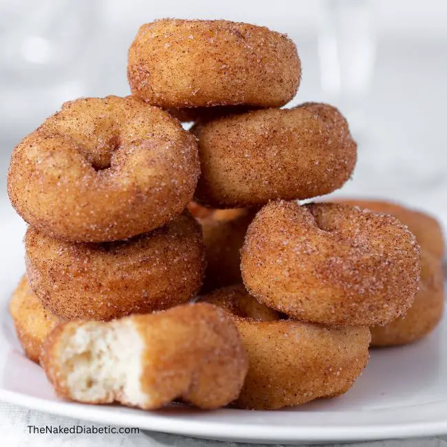 sugar free gingerbread donuts