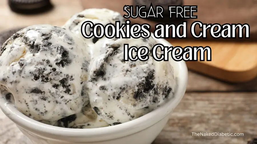 Sugar Free Cookies and Cream Ice Cream