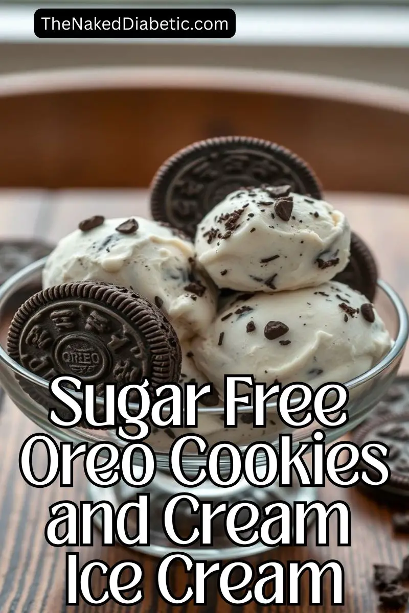 Sugar Free Cookies and Cream Ice Cream