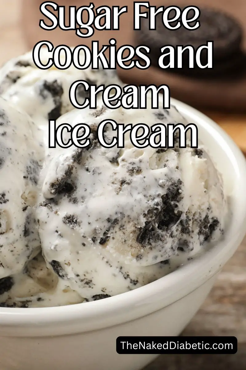 Sugar Free Cookies and Cream Ice Cream