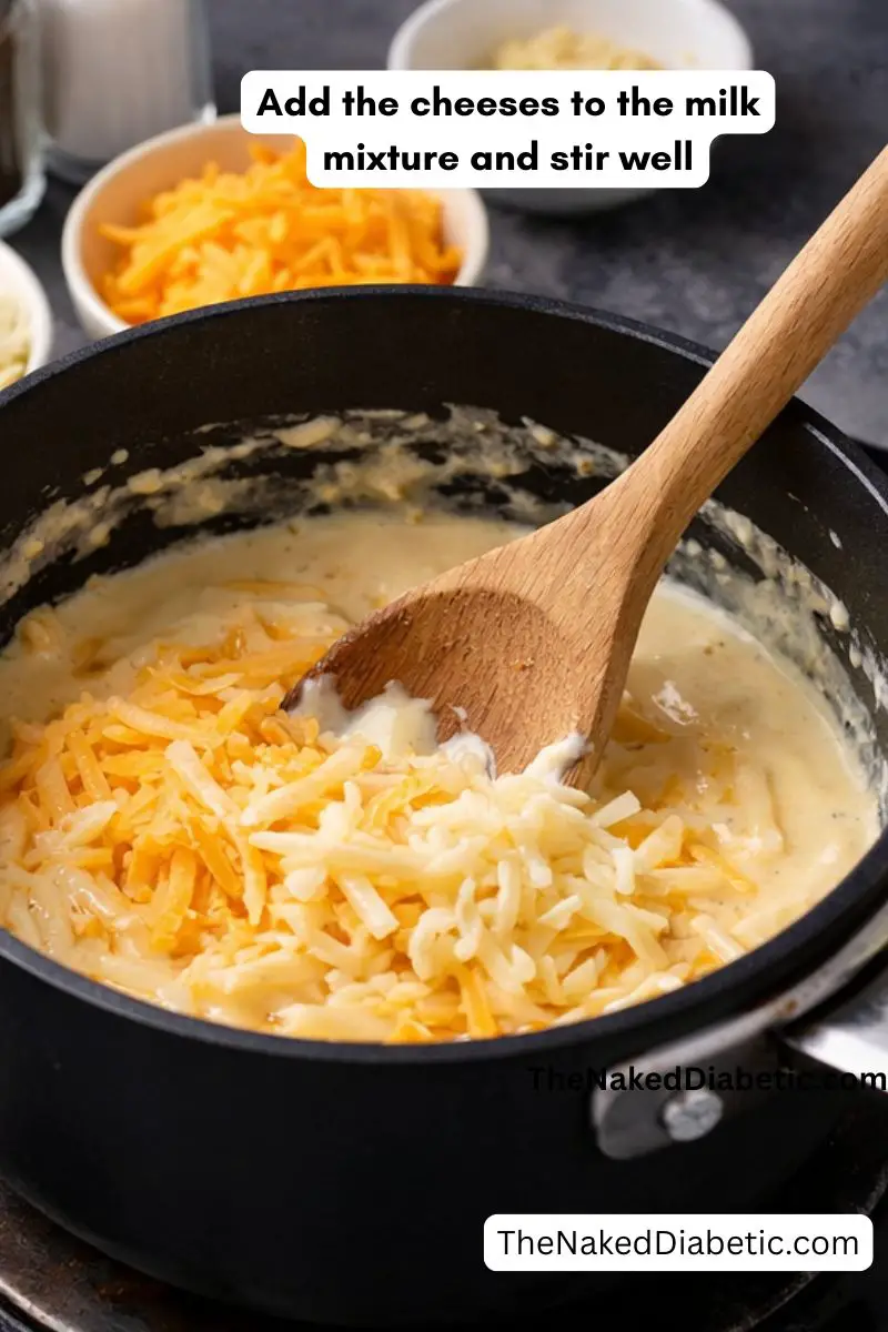 Making a Low Carb Cheesy Broccoli Bake