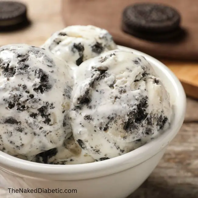 sugar free cookies and cream ice cream
