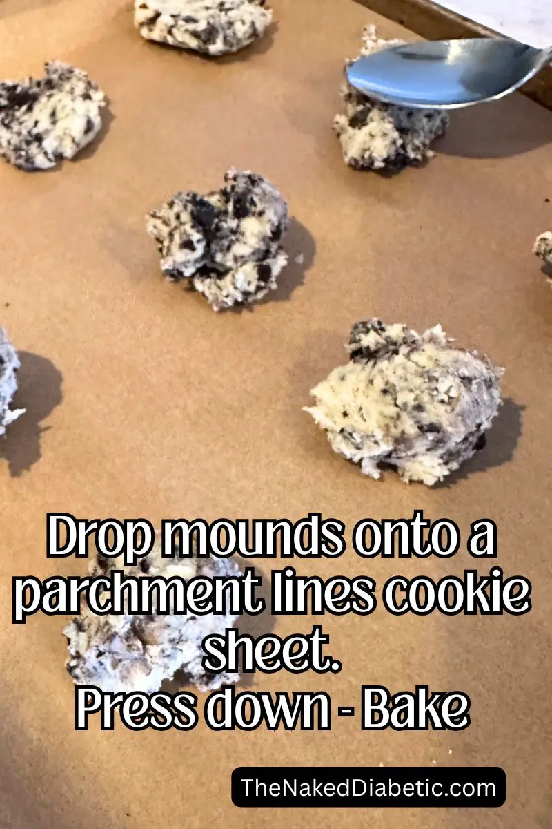 Making Sugar Free Oreo Cheesecake Cookies